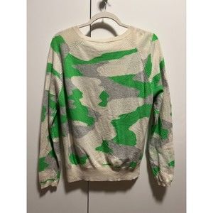 Brodie Cashmere Camo Sweater Size M Womens